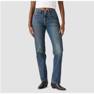 Levi's 501 Curve Jeans Solargenic 29 Y2K Rhinestone Denim Western High Rise Jean